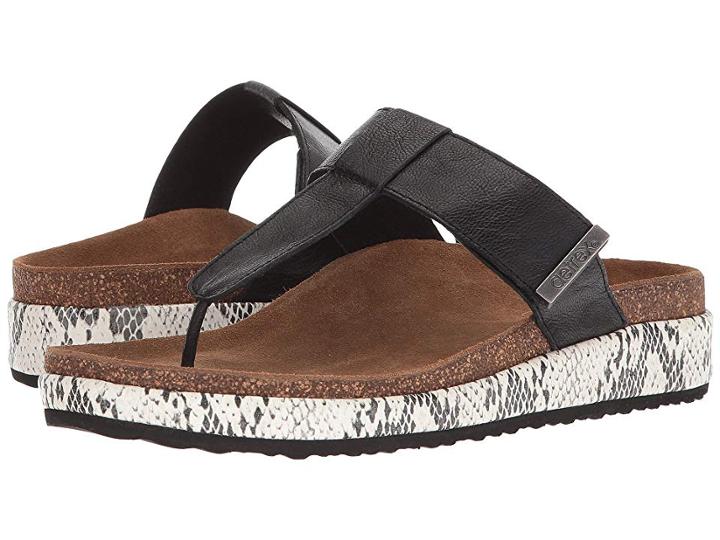 Aetrex Phoebe (black) Women's Sandals