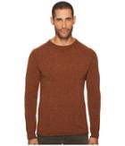 Billy Reid Cashmere Crew Sweater (rust) Men's Sweater