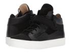 Giuseppe Zanotti May London Small Crystal Mid Top Sneaker (black) Men's Shoes