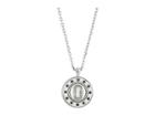 Marc Jacobs Medallion Double Sided Pendant Necklace (silver) Necklace