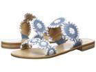 Jack Rogers Lauren Raffia (blue Raffia) Women's Sandals