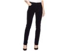 Lauren Ralph Lauren Premier Straight Corduroy Jeans (polo Black) Women's Casual Pants