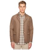 Eleventy Nylon Hybrid Snap Front Jacket (tan) Men's Coat