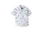 Vineyard Vines Kids Short Sleeve Map Of Island Print Whale Shirt (toddler/little Kids/big Kids) (white Cap) Boy's Clothing