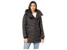 French Connection Asymmetrical Moto With Faux Fur (black) Women's Coat