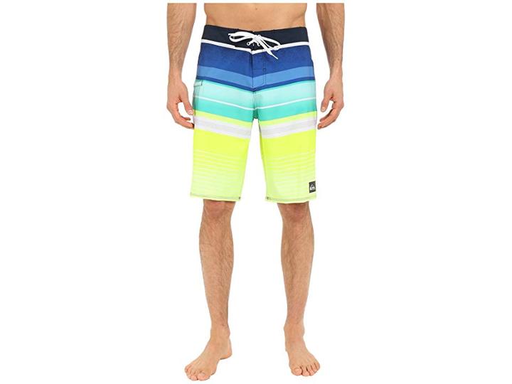Quiksilver Everyday Stripe 21 Boardshorts (navy Blazer) Men's Swimwear