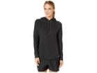 Under Armour Ua Waffle Hoodie (black/charcoal/charcoal) Women's Sweatshirt