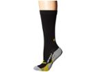 2xu Flight Compression Socks (black/yellow) Women's Knee High Socks Shoes