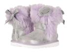 Ugg Kids Maizey Classic Ii (little Kid/big Kid) (silver/lavender) Girls Shoes