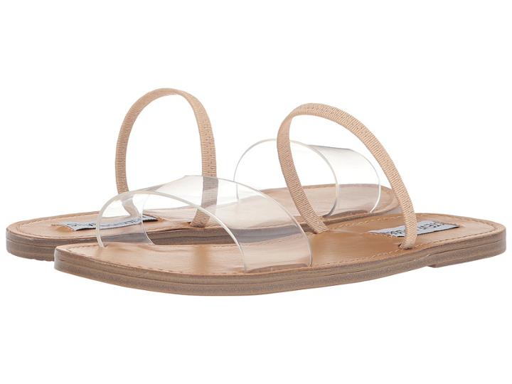 Steve Madden Dasha Flat Sandal (clear 1) Women's Sandals