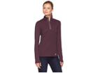 Carhartt Force Ferndale 1/4 Zip Shirt (fudge Heather) Women's Long Sleeve Pullover