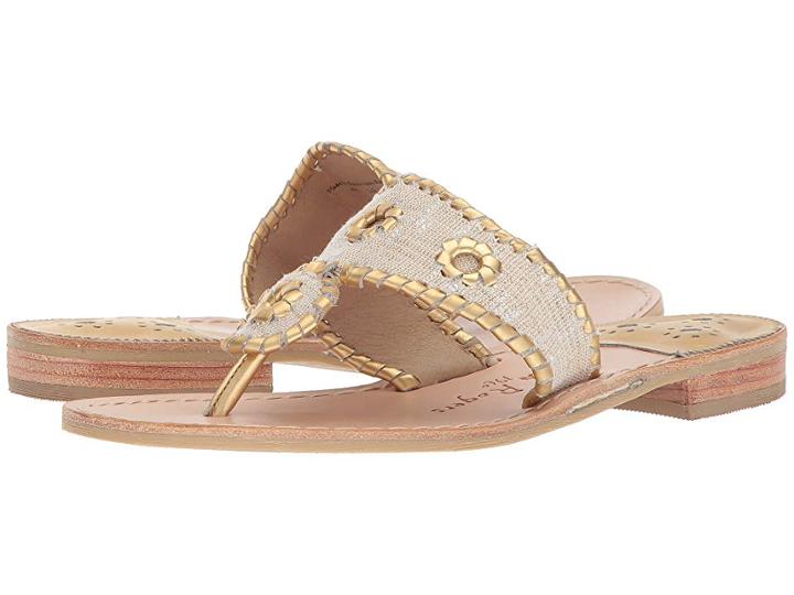 Jack Rogers Isla (ecru/gold) Women's Sandals
