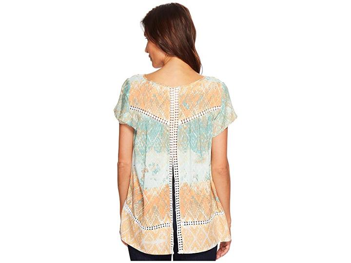 Ariat Nikki Top (nikki Print) Women's Short Sleeve Pullover