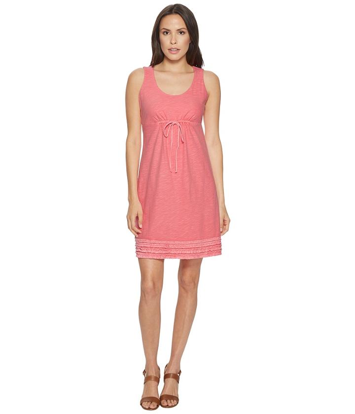 Tommy Bahama Arden Sleeveless Short Ruffle Dress (soft Flamingo) Women's Dress