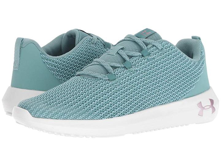 Under Armour Kids Ua Ggs Ripple (big Kid) (basel Blue/white/metallic Light Purple) Girls Shoes