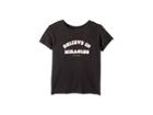 Spiritual Gangster Kids Believe Short Sleeve Tee (toddler/little Kids/big Kids) (vintage Black) Girl's T Shirt