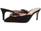 L.k. Bennett Caelia Pointed Toe Mule With Tortoise Shell Trim (black) Women's Shoes