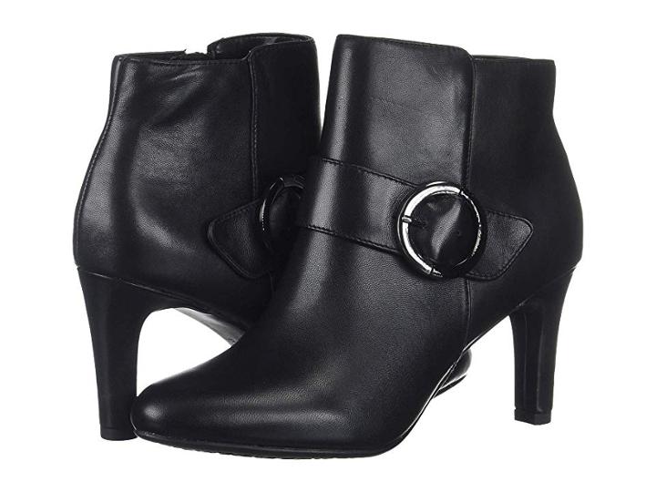 Bandolino Lanaro Bootie (black Leather) Women's Boots