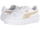 Puma Platform Trace Varsity (puma White/metallic Gold) Women's Shoes