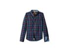 Joules Kids Plaid Checked Shirt (toddler/little Kids/big Kids) (french Navy Tartan) Boy's Clothing