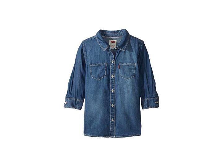 Levi's(r) Kids Western Denim Top (little Kids) (blue Winds) Girl's T Shirt