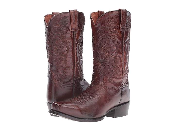 Dan Post Crosby (antique Tan Goat) Cowboy Boots