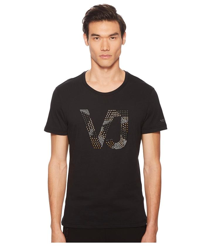 Versace Jeans Spiked Logo Tee (black) Men's T Shirt