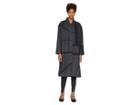 Eileen Fisher Alpaca Jacquard Coat (ash) Women's Coat