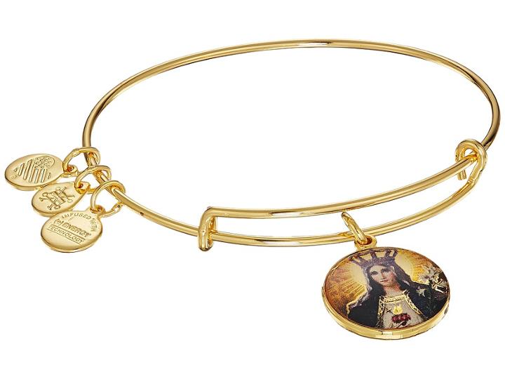 Alex And Ani Holy Ones, Our Lady As Queen Of Heaven And Earth Bracelet (yellow Gold) Bracelet
