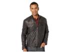 Stetson 2100 Smooth Leather Jacket (black) Men's Sweatshirt