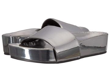Jane And The Shoe Kamila (silver Patent Pu) Women's Shoes