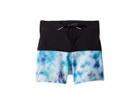 Volcom Kids Vibes Elastic Boardshorts (toddler/little Kids) (black Combo) Boy's Swimwear