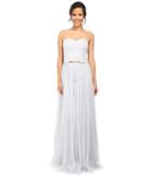 Donna Morgan Adeline Strapless Top Skirt (platinum) Women's Dress