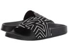 Michael Michael Kors Gilmore Slide (black/optic White 1) Women's Sandals