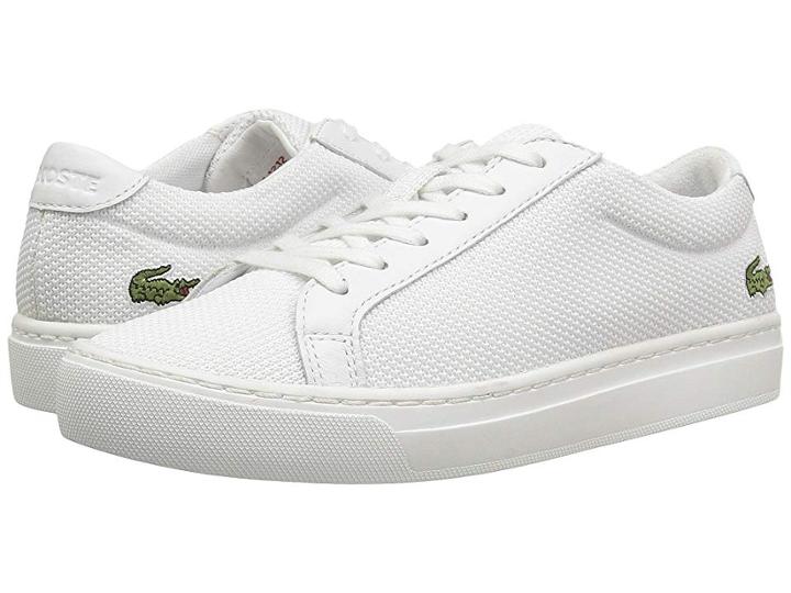 Lacoste Kids L.12.12 (little Kid/big Kid) (white) Kids Shoes