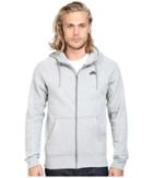 Nike Sb Sb Icon Full Zip Hoodie (dark Grey Heather/black) Men's Sweatshirt
