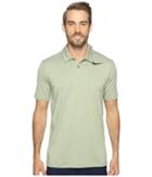 Nike Golf Mobility Control Stripe Polo (palm Green/black) Men's Short Sleeve Pullover