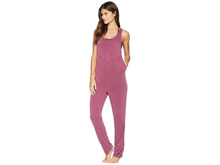 Free People Back Into It One-piece (wine) Women's Jumpsuit & Rompers One Piece