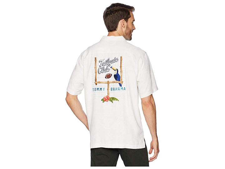 Tommy Bahama Tailgate Club Embroidered Shirt (continental) Men's Short Sleeve Button Up