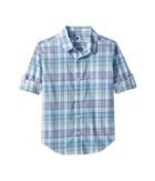 Janie And Jack Roll Sleeve Button-up Shirt (toddler/little Kids/big Kids) (multicolor) Boy's Long Sleeve Button Up