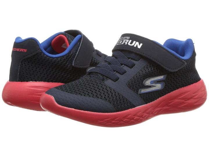 Skechers Kids Go Run 600 (little Kid/big Kid) (navy/red) Boy's Shoes