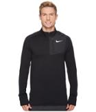 Nike Therma Sphere Element 1/2 Zip Running Top (black) Men's Long Sleeve Pullover
