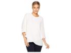 Karen Kane Keyhole Crossover Top (cream) Women's Clothing