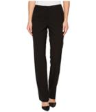 Tribal Zip Front Crepe 32 Straight Leg Pants (black) Women's Casual Pants