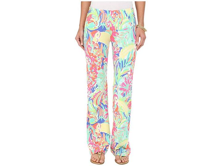 Lilly Pulitzer Georgia May Palazzo Pants (multi Casa Banana) Women's Casual Pants