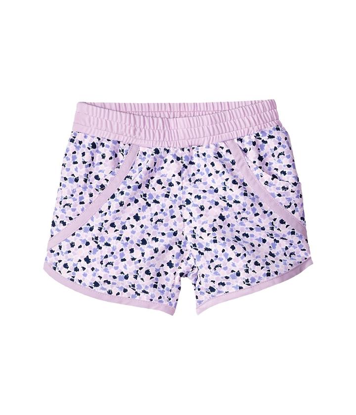 Columbia Kids Solar Streamtm Ii Boardshort (toddler) (phantom Purple Mimoa Print) Girl's Swimwear