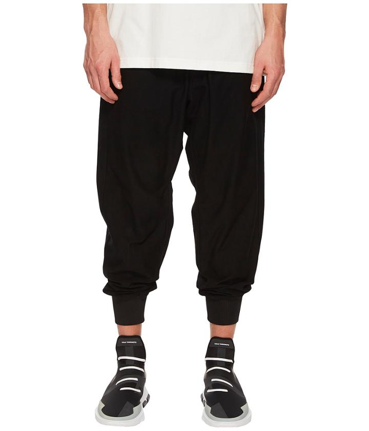 Adidas Y-3 By Yohji Yamamoto Twill Pants (black) Men's Casual Pants