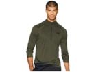 Under Armour Ua Tech 1/2 Zip (artillery Green/black) Men's Clothing