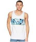 Quiksilver Slash Tank Top (white/athletic Heather) Men's Sleeveless