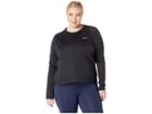 Nike Miler Top Long Sleeve (sizes 1x-3x) (black) Women's Clothing